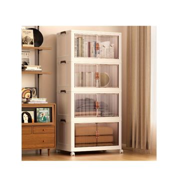 Multi-purpose plastic storage cabinet