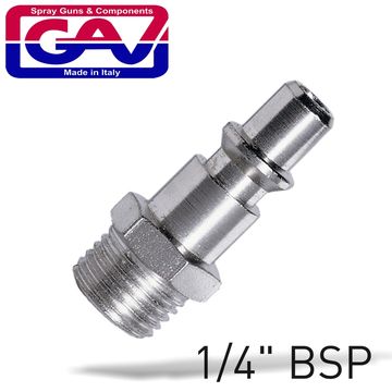 GAV Quick Coupler/Inserts Aro 1/4M