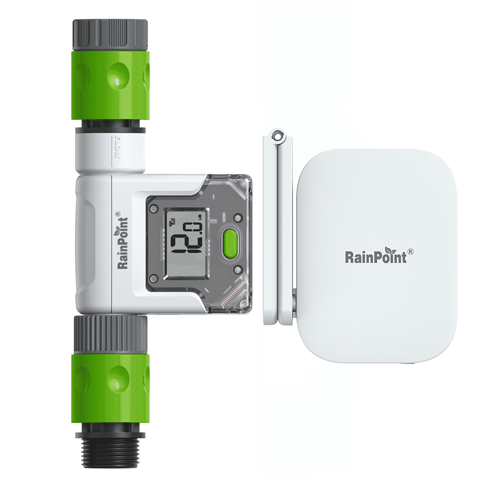 RainPoint Wireless Smart Wi-Fi Water Flow Meter + Wi-Fi Hub