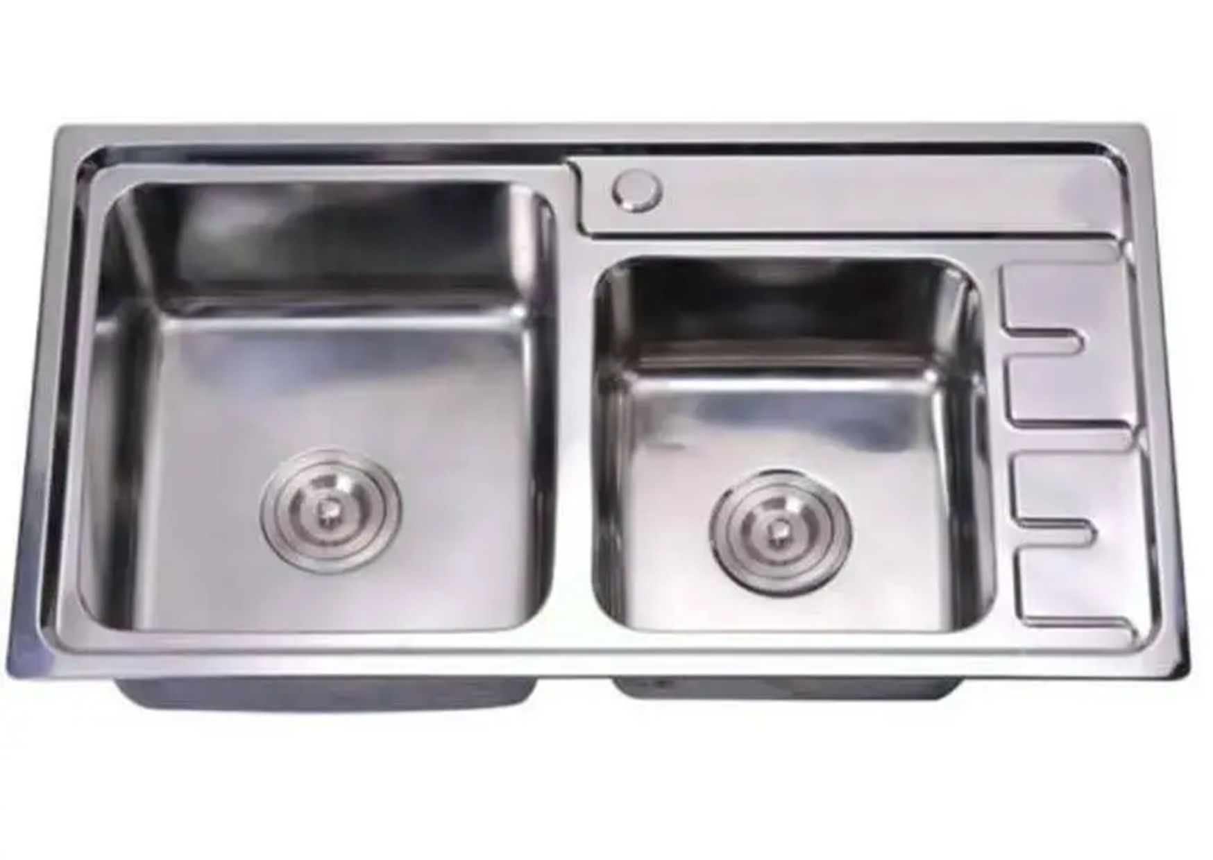 Sillago Proculo Double Bowl Steel Kitchen Sink