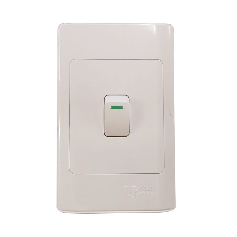 UNITED ELECTRICAL Lever 1 One Way Switch 50 X 100