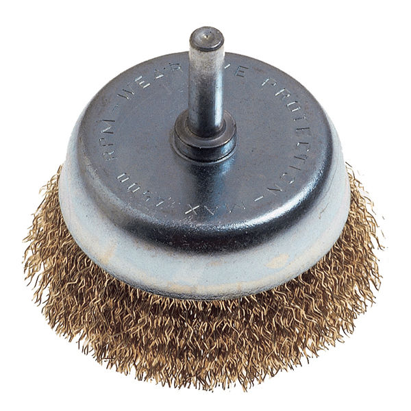 Wire Cup Brush 63Mm X 6Mm Shaft Blister