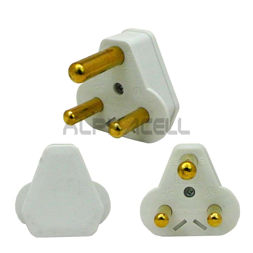PLUG TOP WHITE 16A - HOLLOW PIN