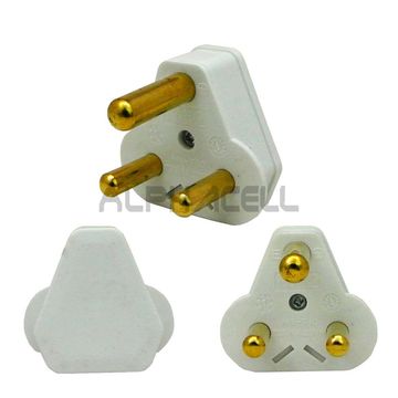 PLUG TOP WHITE 16A - HOLLOW PIN