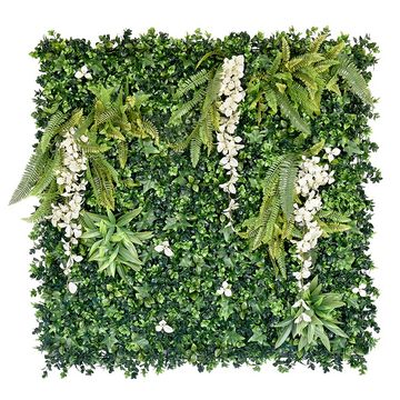 The Green Wall Co. - Artificial Foliage UV Protected - Green Wall: Waterfall -  1m x 1m