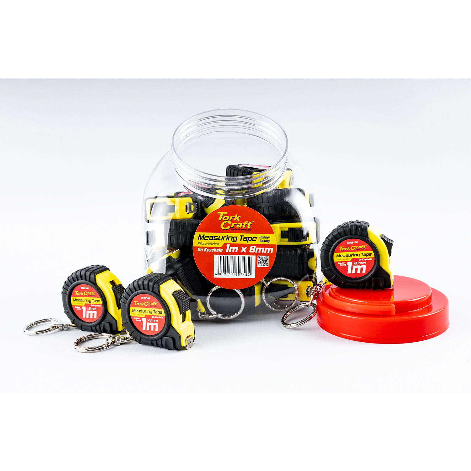 Measuring Tape 1M X 24Pc In Display Jar