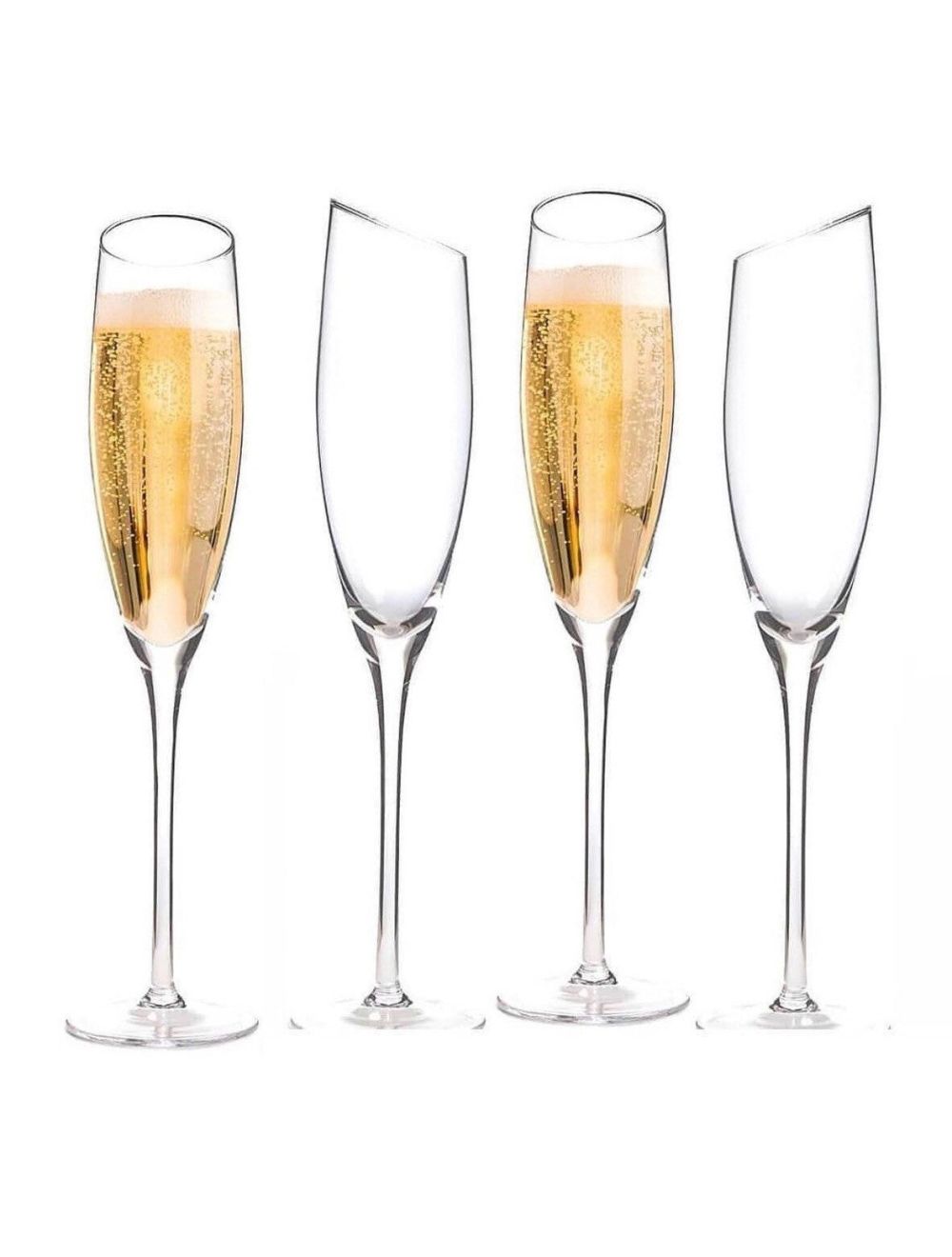 Verge Flute Glasses – Set Of 4