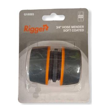 RIGGER Garden Hose Mender/Repairer 19m-  3/4" ABS Softgrip H20014