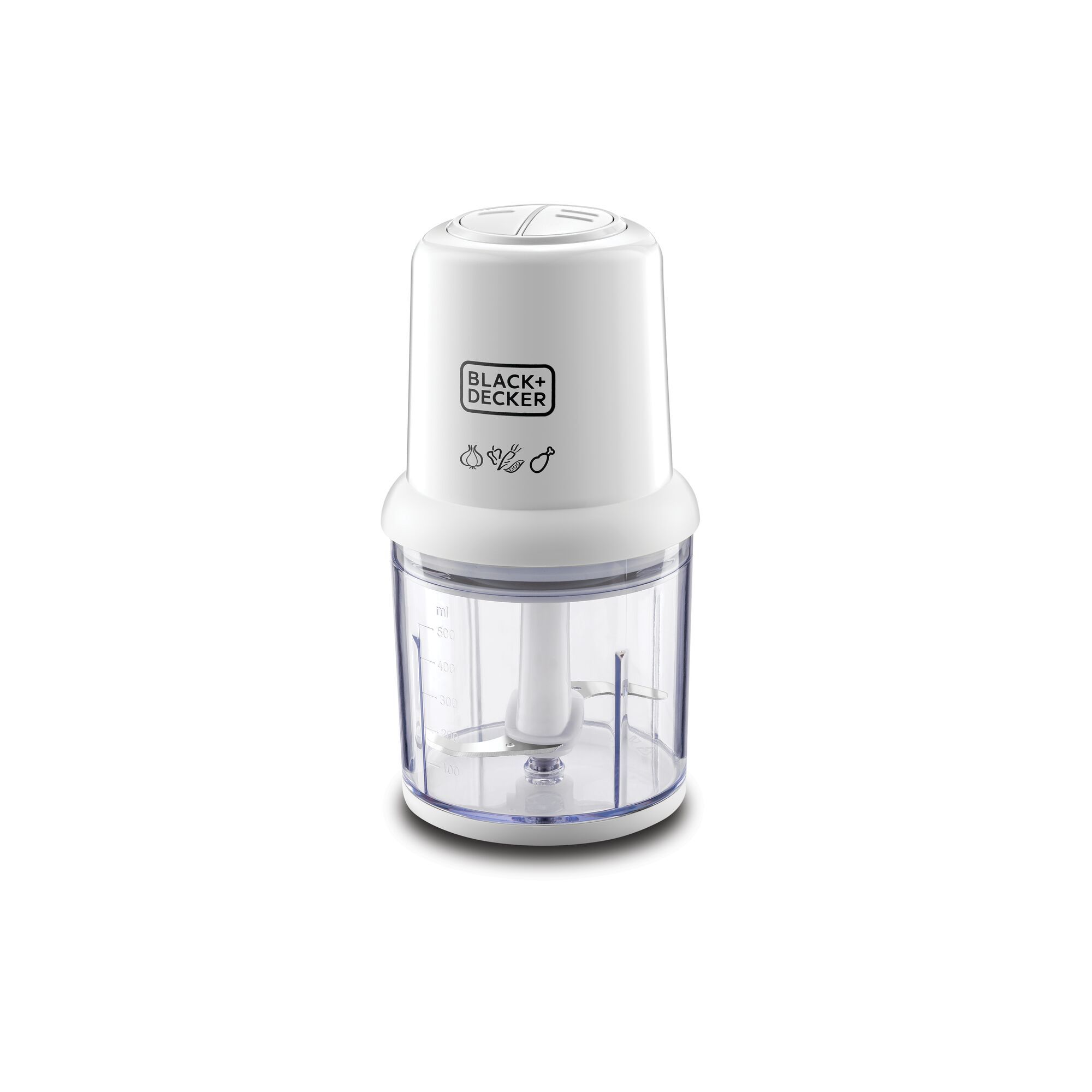 Black & Decker 300W 500ml 2 Speed Vertical Chopper for Chopping, Mincing & Pureeing