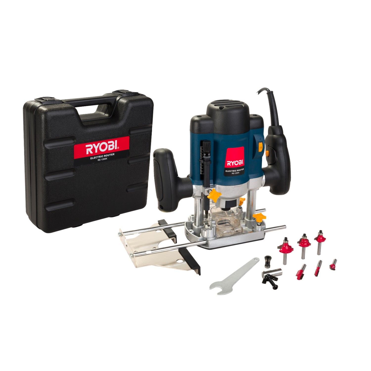 RYOBI Router 1200W Elec Kit 6.35/8Mm