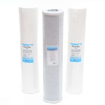 Replacement 3-Stage Big Blue Basic Filter Cartridge Set