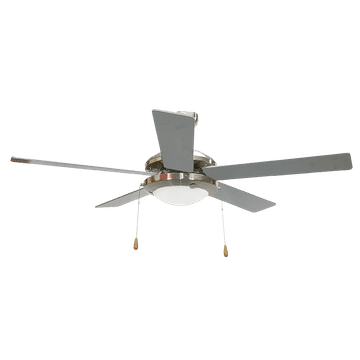 Ceiling fan with a light Black