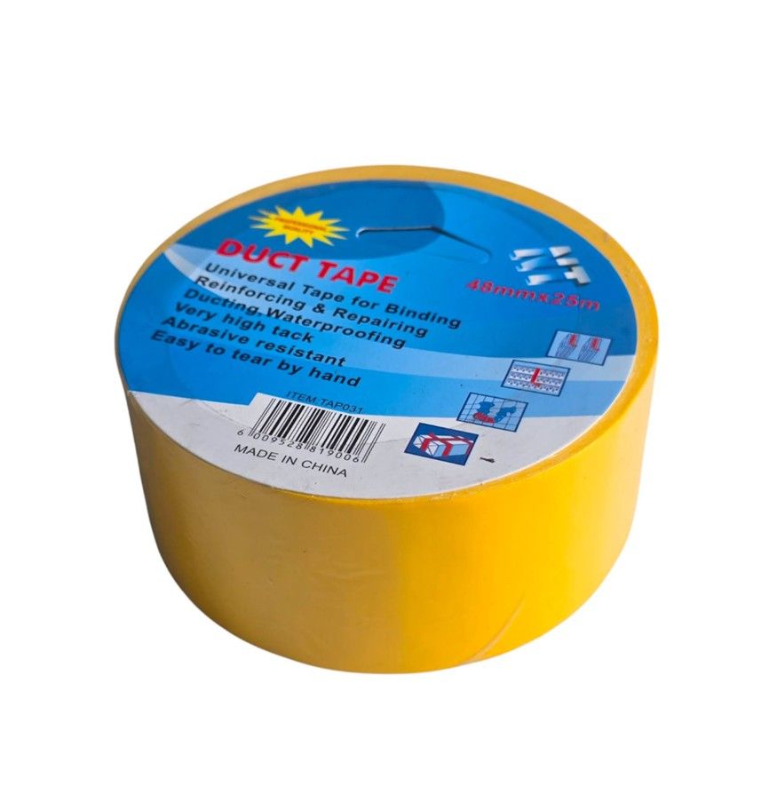 NT TOOLS Duct Tape - Yellow - 48mm x 25m
