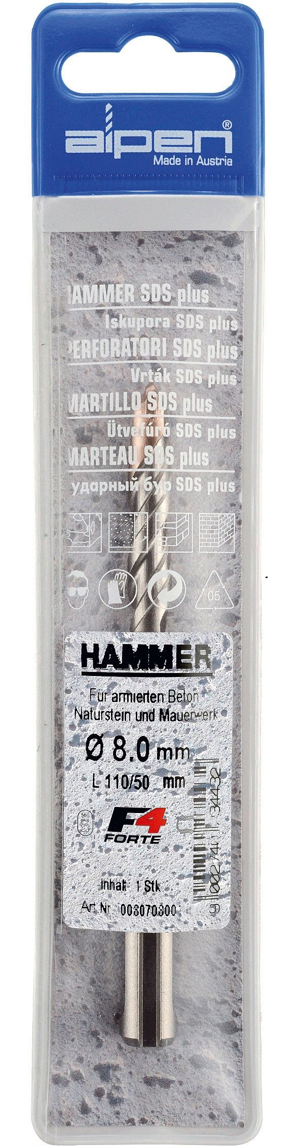 ALPEN - SDS Plus Bit 110x50 7mm