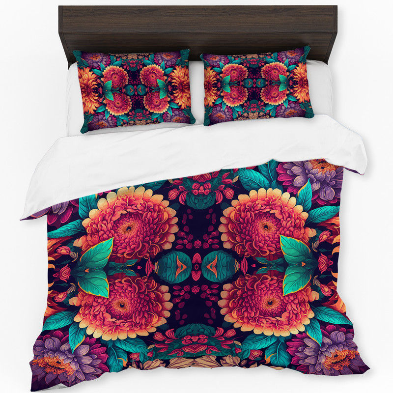 Psychedelic Duvet Cover Set Double