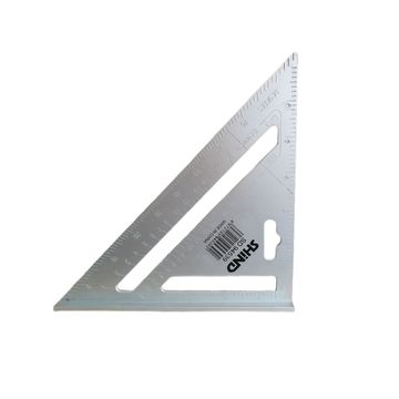 Shind Aluminum Angle Square – Precision 90° & 45° Measuring Tool for Carpentry, Woodworking & DIY