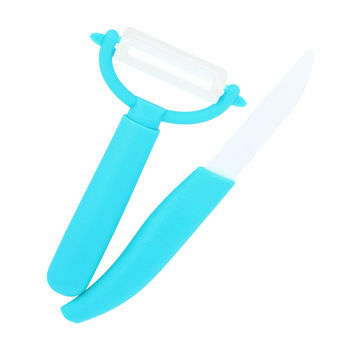 Knife and Peeler Set, Ceramic