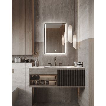 Paramount Mirrors & Prints - Rectangle Frameless LED Mirror 700x500