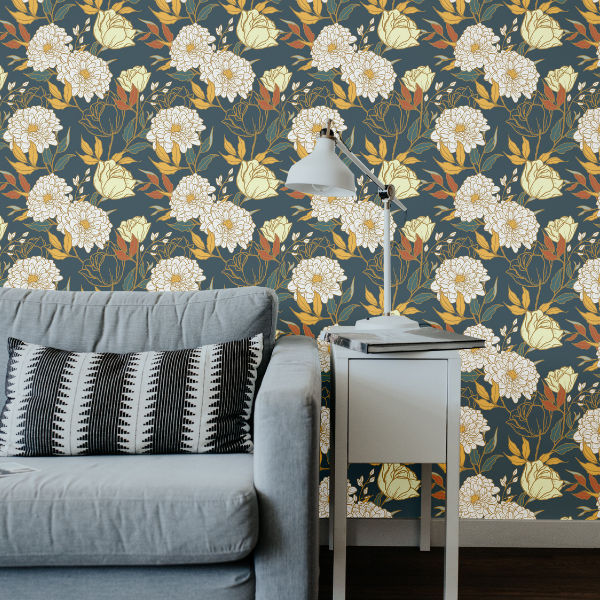 Blossom Flowers Wallpaper - Generic Pattern 4 - Large