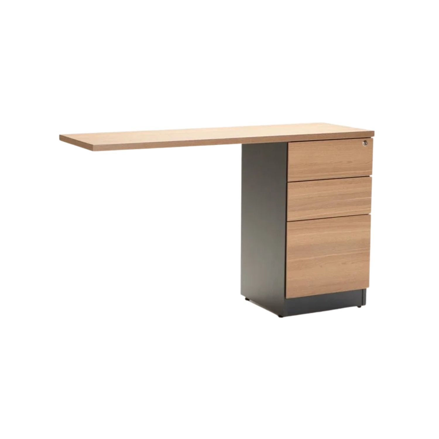 120cm Side Connect Desk with 3 Drawer Storage