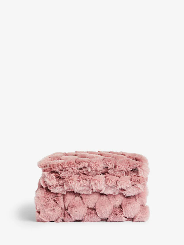 Faux fur Queen: Pink