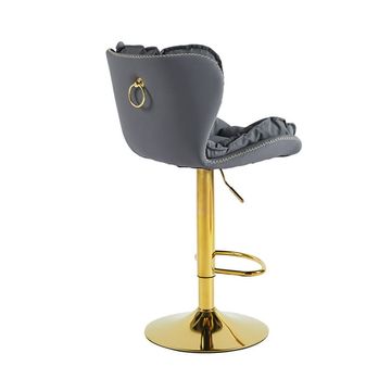 Bar Stool Back Bar Chairs Adjustable Swivel