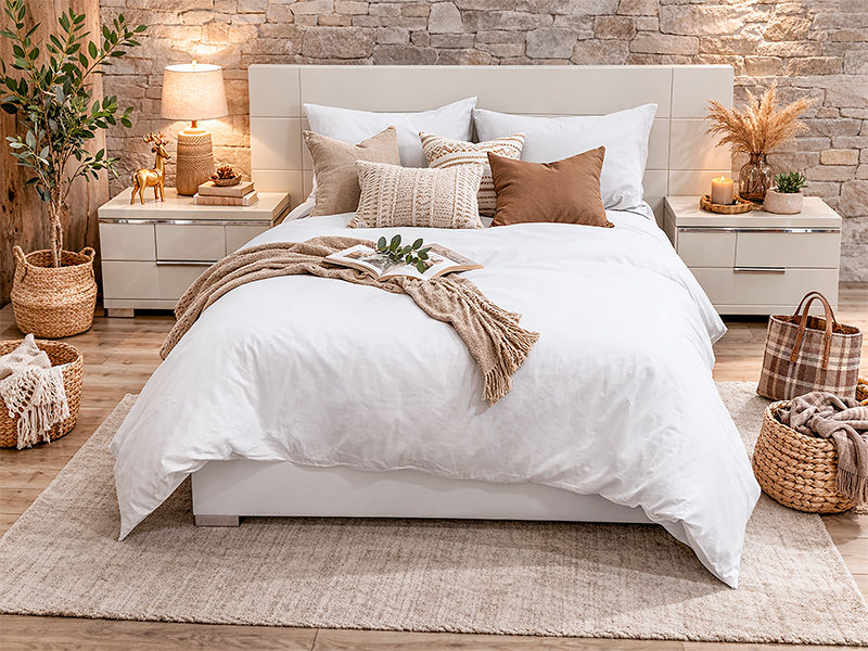 Egyptian Collection Soft Feel Duvet Cover SetOptical WhiteDouble (06 Sets)