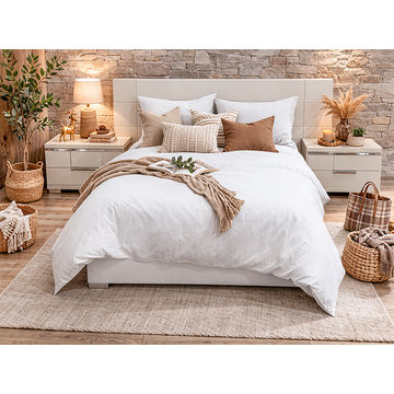 Egyptian Collection Soft Feel Duvet Cover SetOptical WhiteDouble (06 Sets)