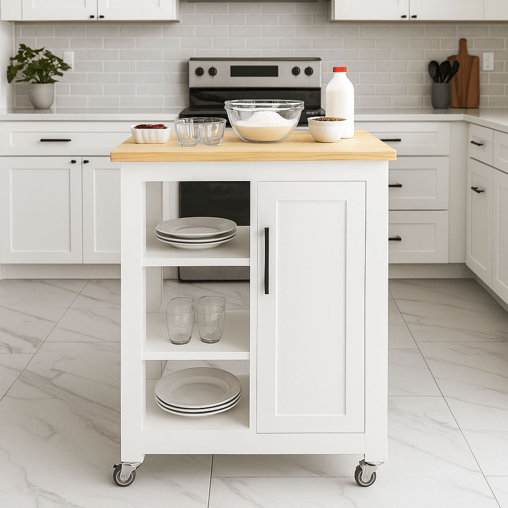 Modnest Rustic Kitch Trolley