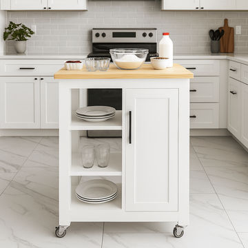 Modnest Rustic Kitch Trolley