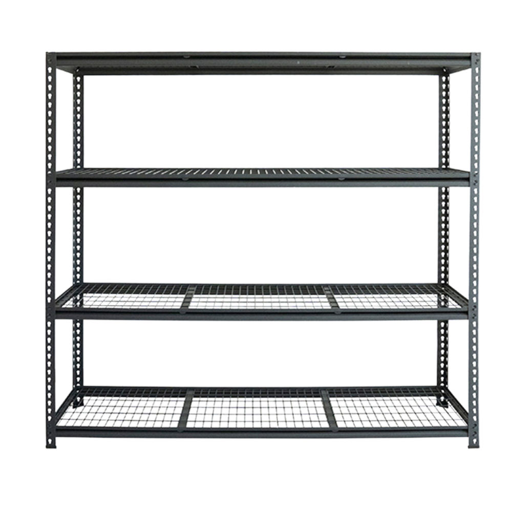 4 Tier Matt Black Heavy Grade Shelf
