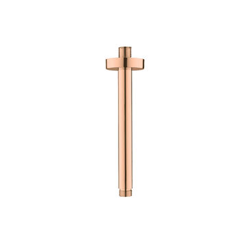 Devario Premio Shower Ceiling Arm Round 22*300mm Stainless Steel- Rose Gold