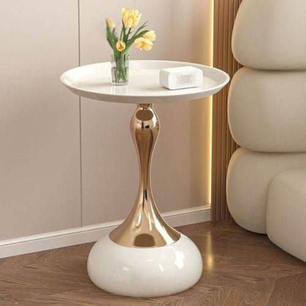 European Style Side Table White