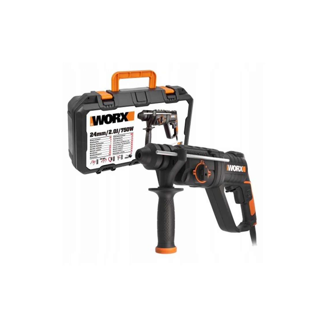 WORX Rotary Hammer SDS 2.0J 24mm 750W