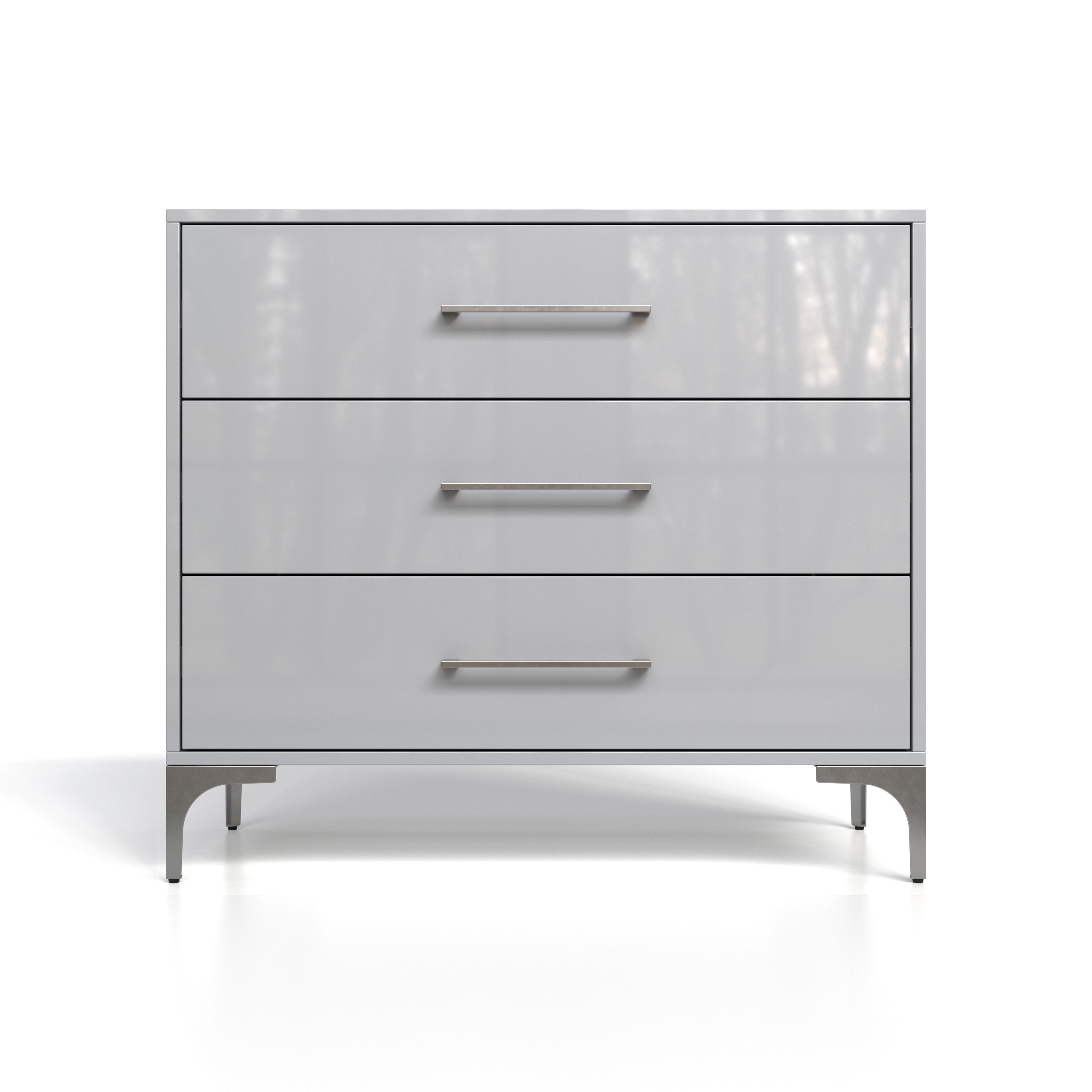 BAM! High Gloss Dressing Table - White
