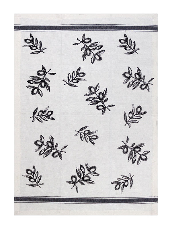 Bunty's Kitchen Towel - Design 2583 - 046x070cms - (05 Pc Pack) - Olives - Option 03