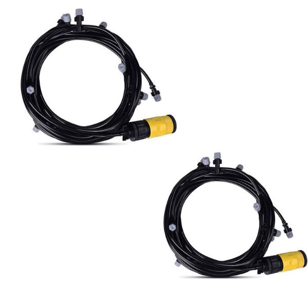 10m Multifunctional Patio Mist Spray Kit - 2Pack