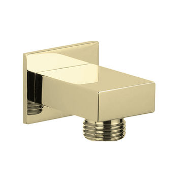 Devario Premio Shower Outlet Elbow Rectangular Brass -Brushed Gold