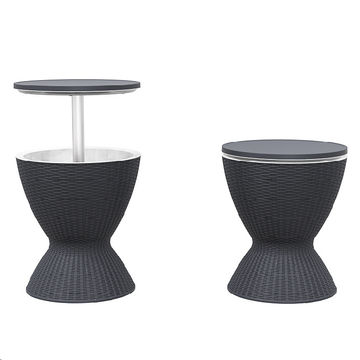 Rattan Drum Ice Cooler - Fine Living