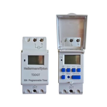 Programmable Pool / Geyser Timer 7 Day Cycle - HellermannTyton