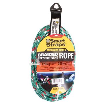 Smart Straps - 8mm x 15m Polypropylene Saxon Rope - Yellow