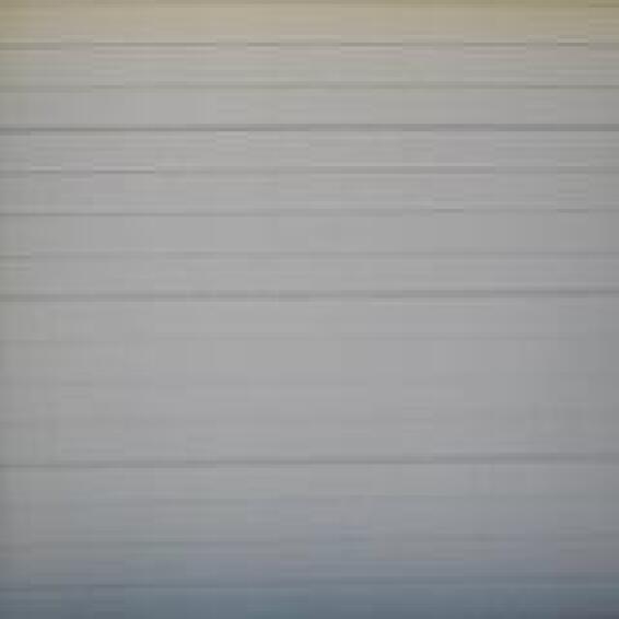 Garage Door Sectional Steel Insulated Stripe White Textured-Single-w2440xh2140mm