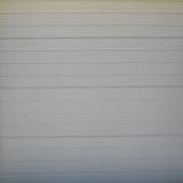 Garage Door Sectional Steel Insulated Stripe White Textured-Single-w2440xh2140mm