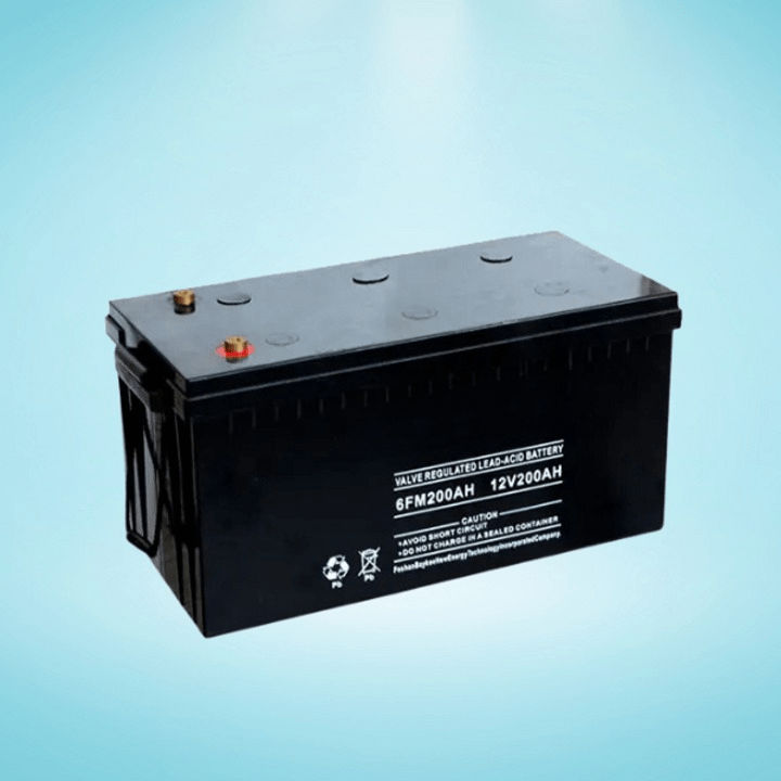12V 200AH Rechargeable Solar Battery