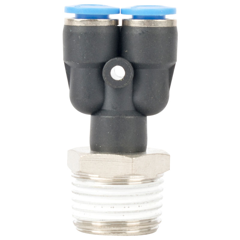 Aircraft - Pu Hose Fitting Y Joint 6mm-1/2 M - 5 Pack