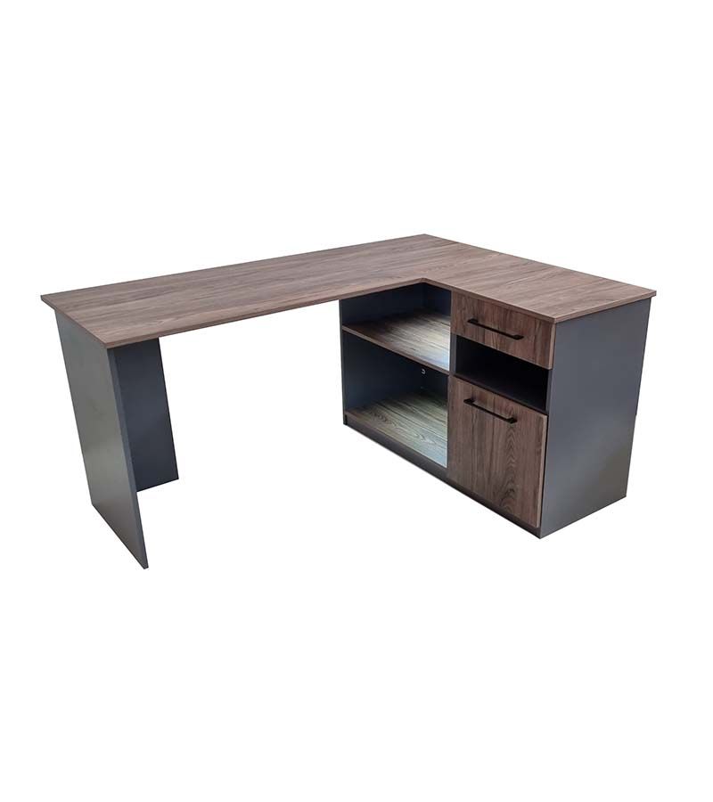 Dublin Corner Desk - Chobe & Storm Grey