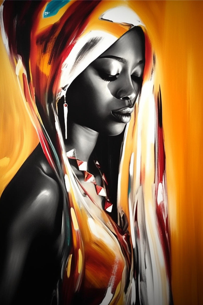 Canvas Wall Art - Pure Beauty Woman - A1537 - [120 x 80 cm]