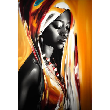 Canvas Wall Art - Pure Beauty Woman - A1537 - [120 x 80 cm]