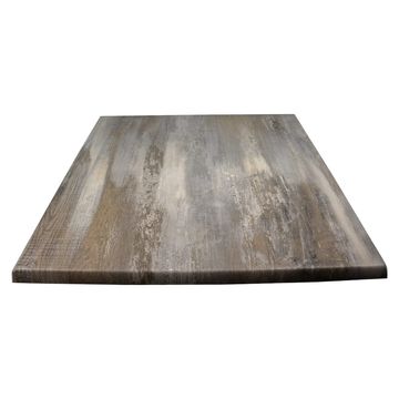 Vividitto - Werzalit Square Cafe Table Top 80cm -  Iceland Oak 2