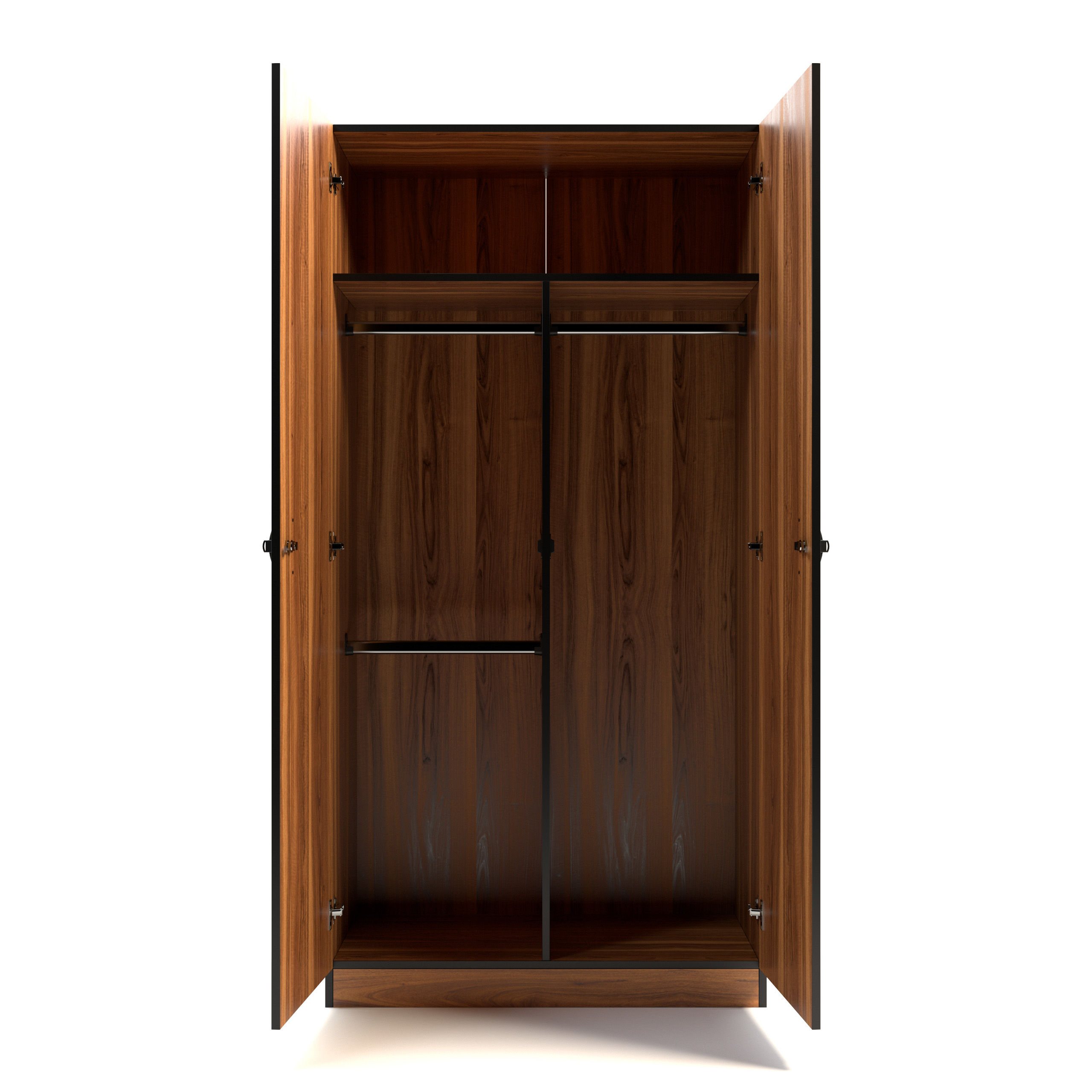 BAM! - 2 Door Hanging Wardrobe - Italian Walnut